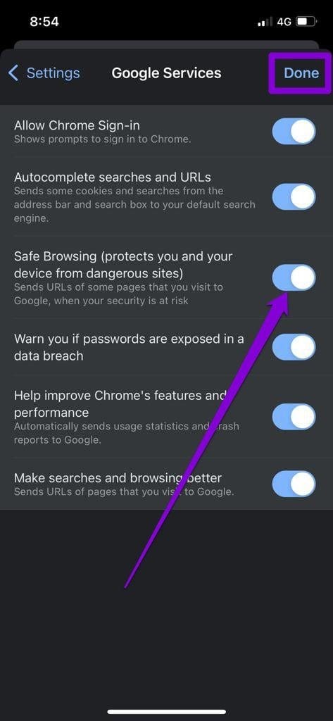 Safe Browsing on i Phone