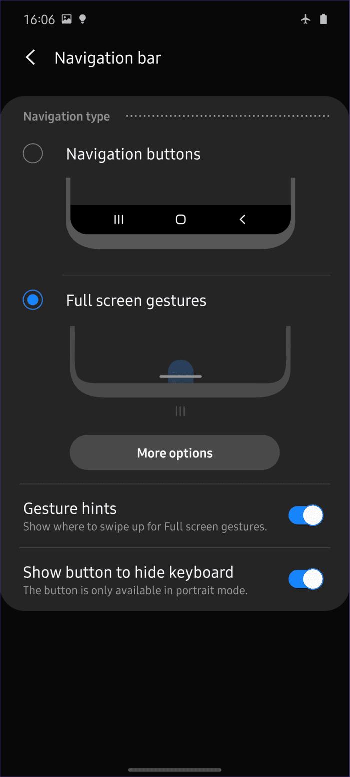 Samsung Galaxy A51 Navigation Gestures 2