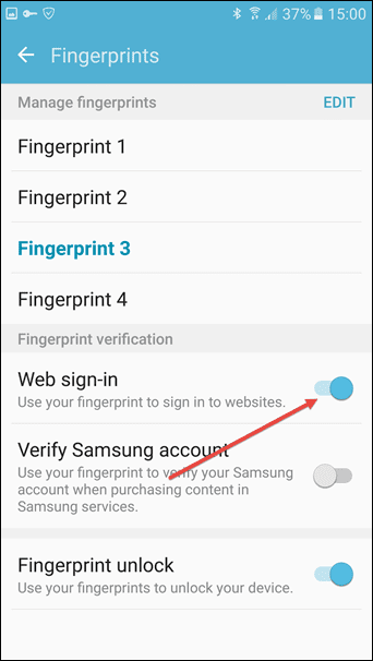 Samsung S7 Fingerprint Uses 2