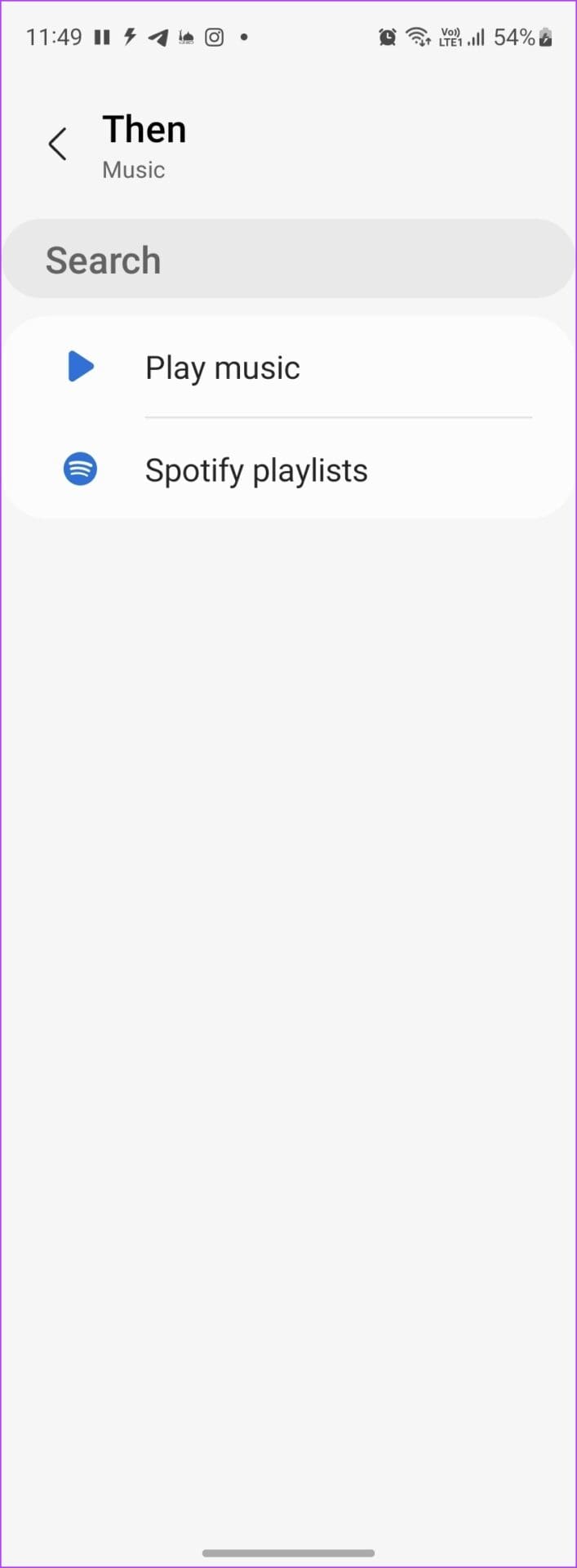 Samsung Settings Bixby Music Select