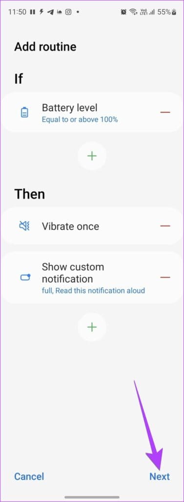 Samsung Settings Bixby Next