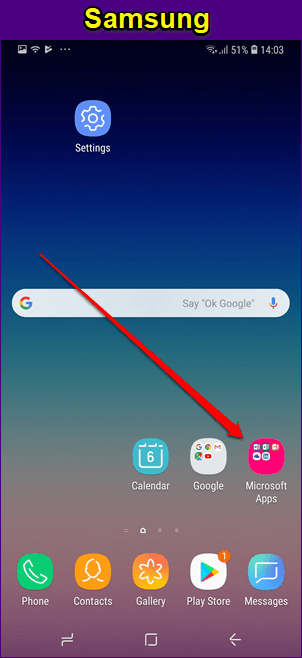 Samsung Experience Home Launcher Touchwiz Vs Microsoft Launcher 10