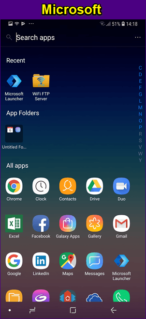 Samsung Experience Home Launcher Touchwiz Vs Microsoft Launcher 13