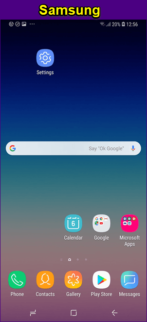 Samsung Experience Home Launcher Touchwiz Vs Microsoft Launcher 1