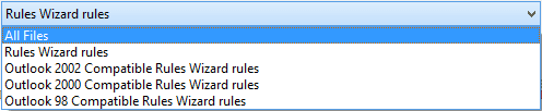 Save Rules Options