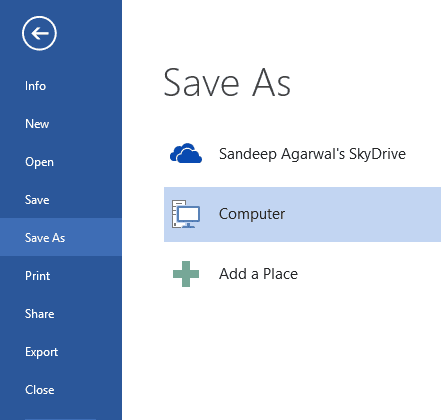 Save To Computer
