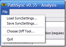 Savesettingsin Path Sync