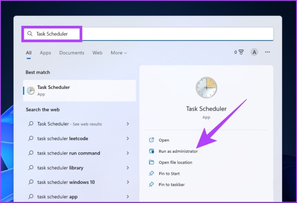 type Task Scheduler