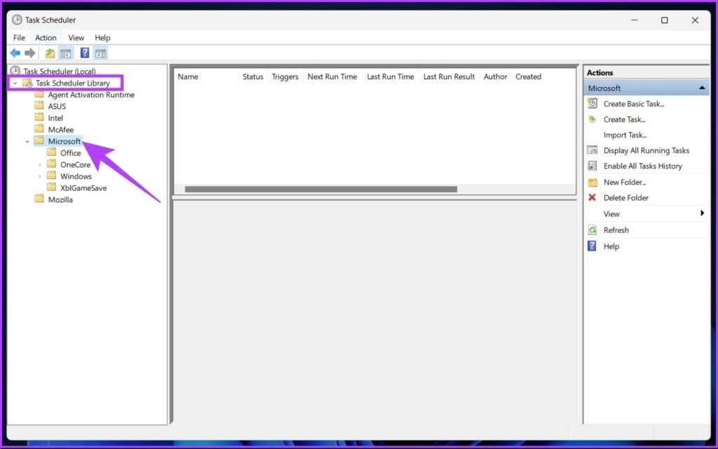 double-click Task Scheduler Library