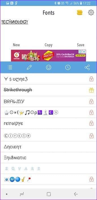Screenshot 20181025 172229 Cool Fonts For Instagram Bio