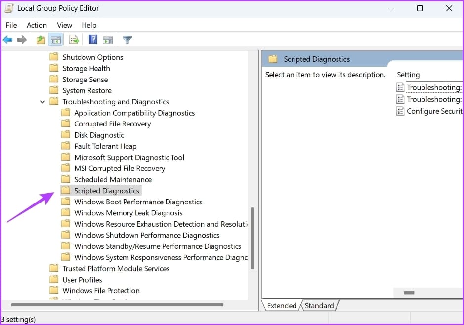 _Scripted Diagnostics in Gpedit