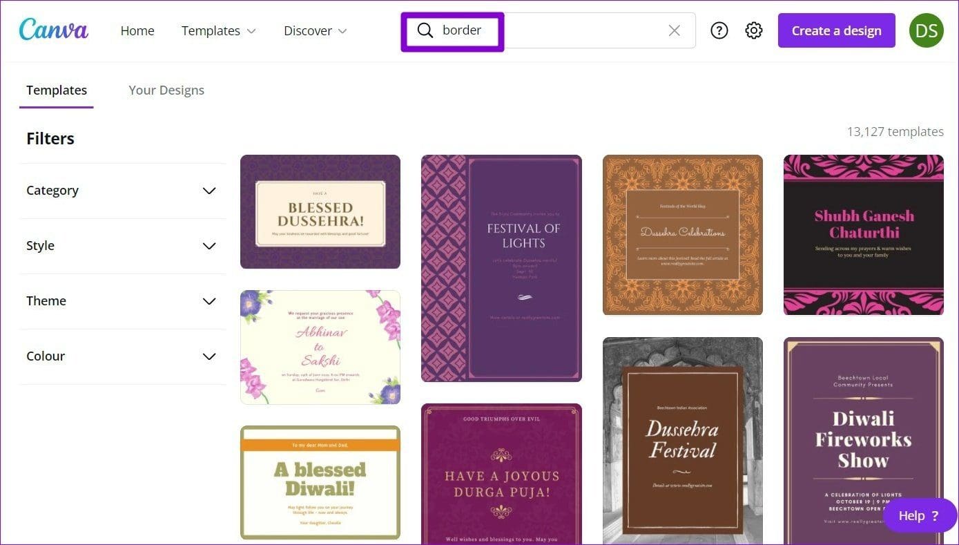 Search Canva Templates