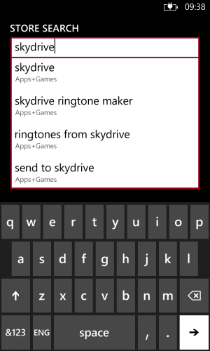 Search Sky Drive E1359904946409