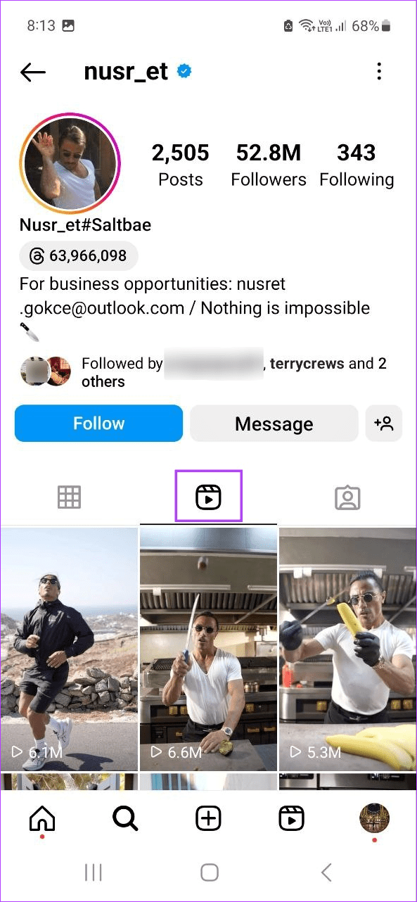 Search Trough Popular Creators Feed