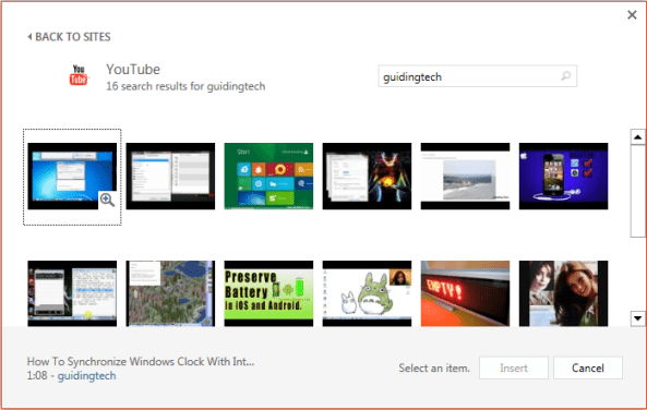 Search You Tube Videos