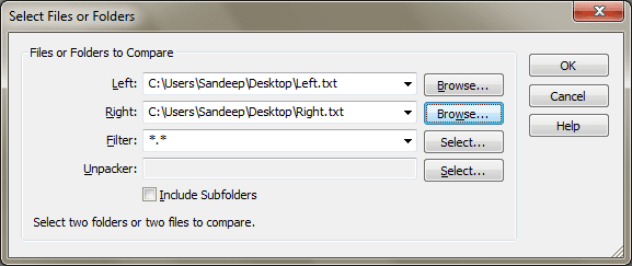 Select Compare Elements