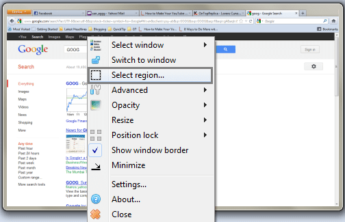 Select Cut Region