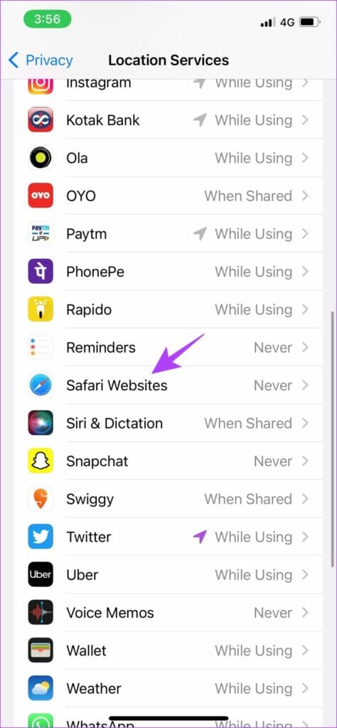 Select Safari Websites