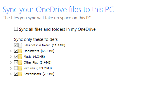 Selective Folders Od