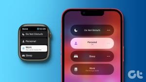 Seperate Focus Mode on Apple Watch and iPhone