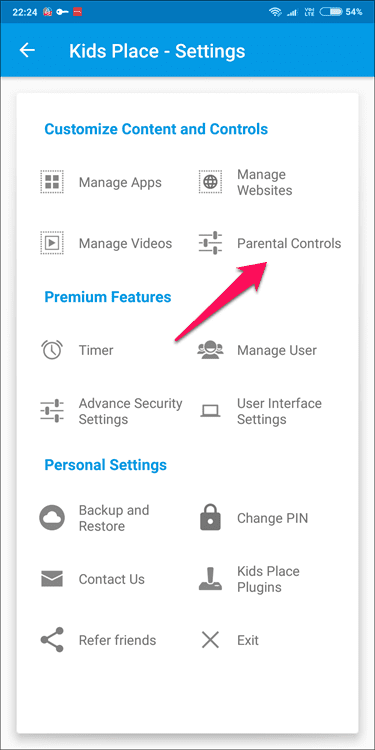 Set Parental Controls In Android For Kids 17