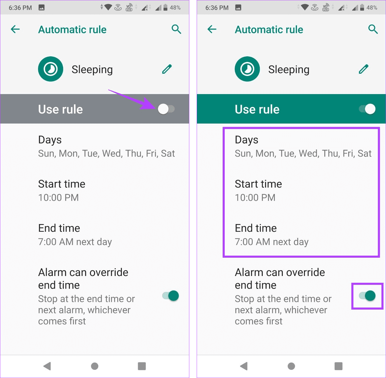 Schedule DND in Android