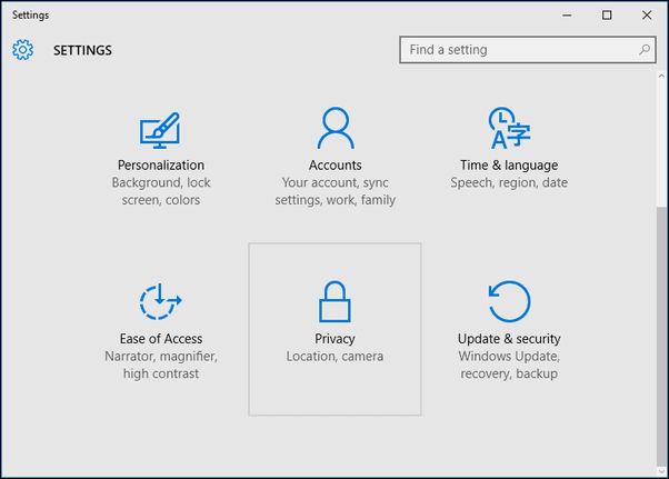 Settings Window Result