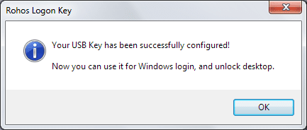Setup Success Message