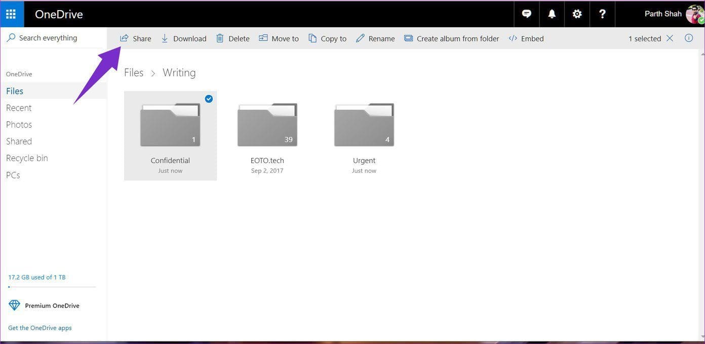 Share Onedrive
