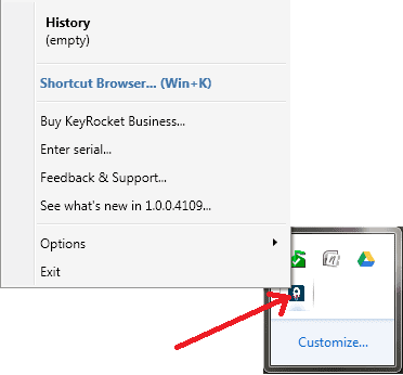 Shortcut Browser