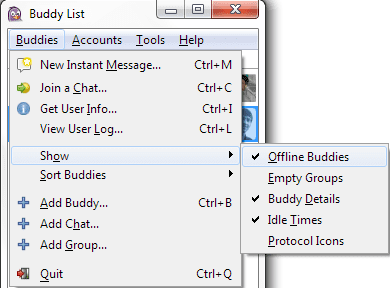 Show Offline Buddies