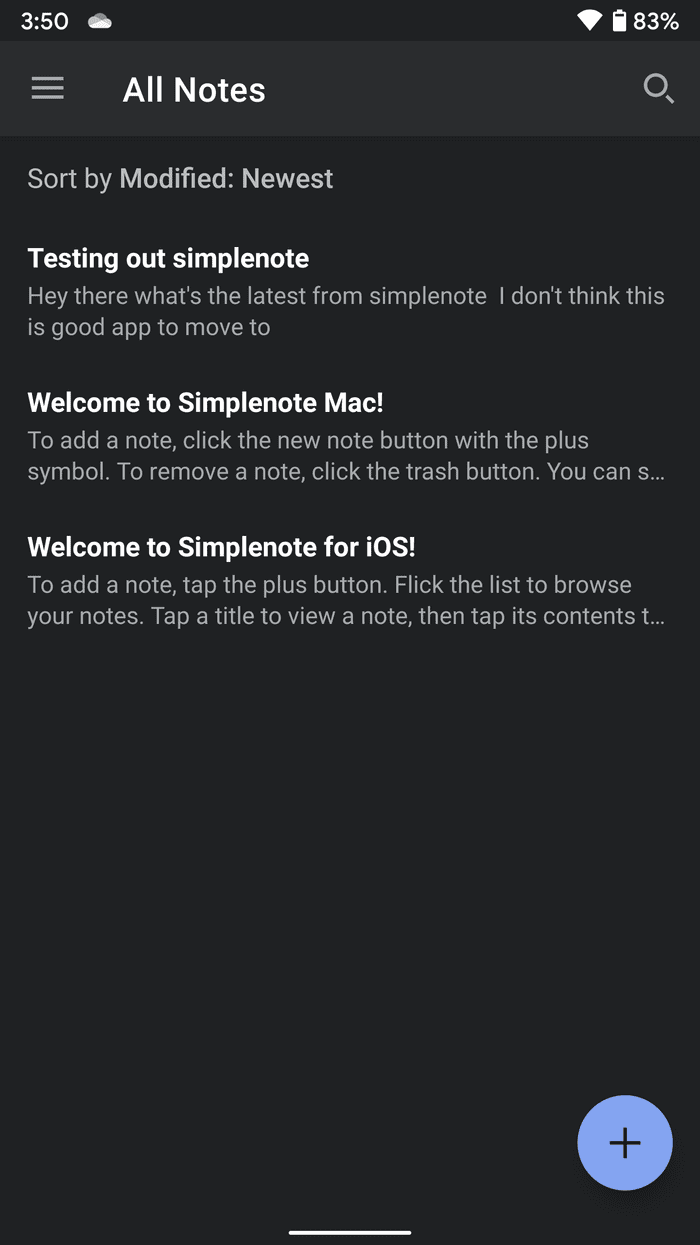 Simplenote