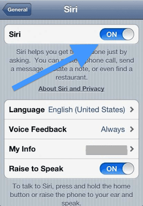 Siri Configured
