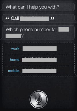 Siri Make A Phone Call