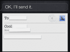 Siri Sends Emails