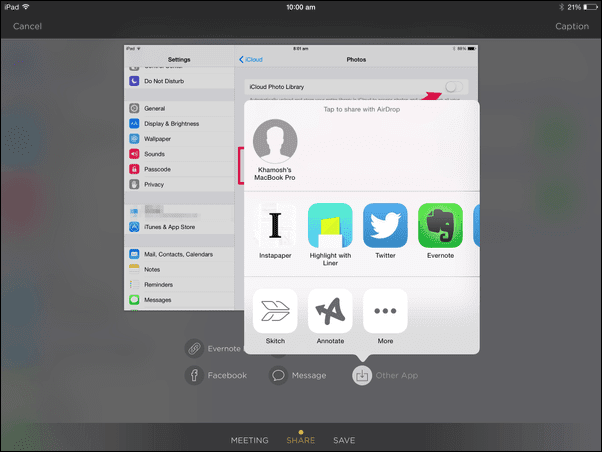 Skitch Sharing
