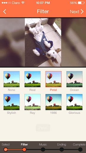 Slide Story Filters