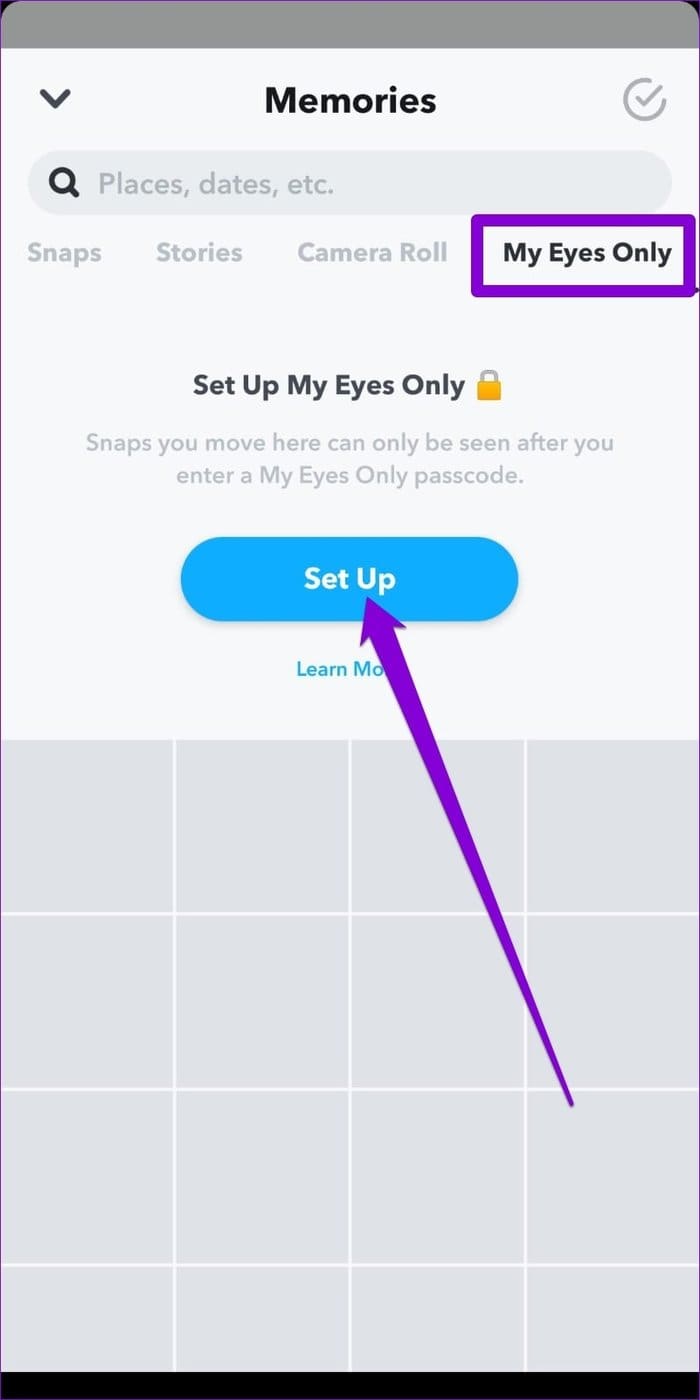 Snapchat My Eyes Only
