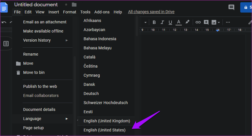 Solve Spell Check Not Working In Google Docs 14