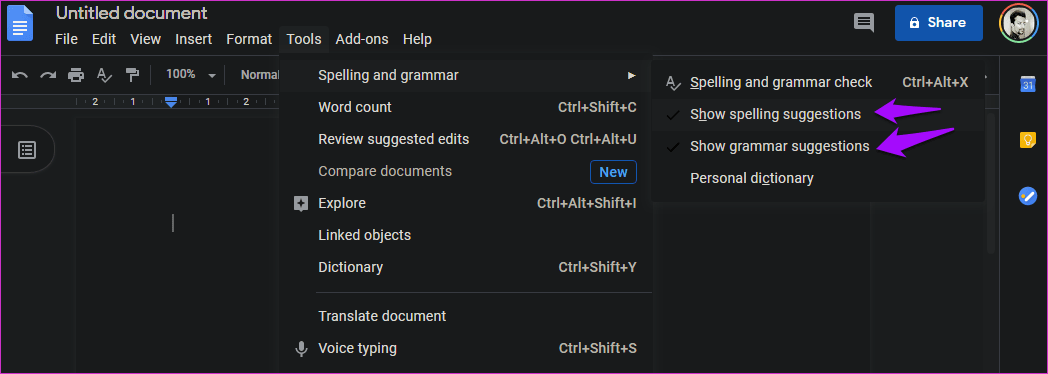 Solve Spell Check Not Working In Google Docs 1