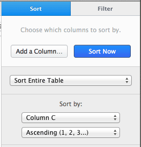Sorting Choose