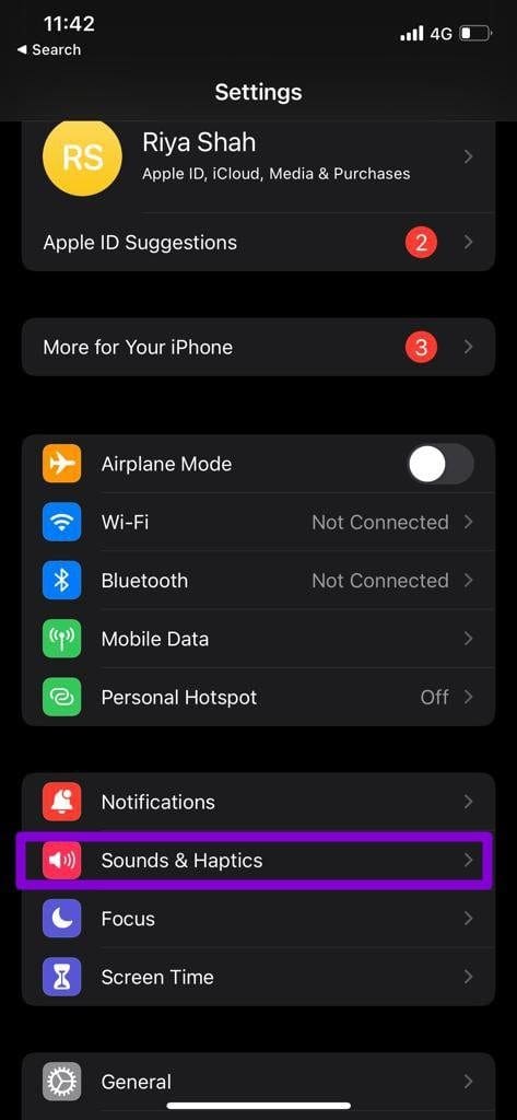 Sounds Haptics on i Phone