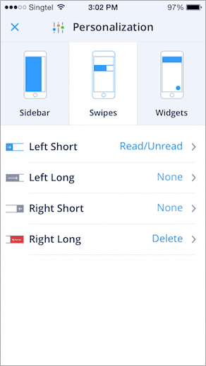 Spark Swipes After