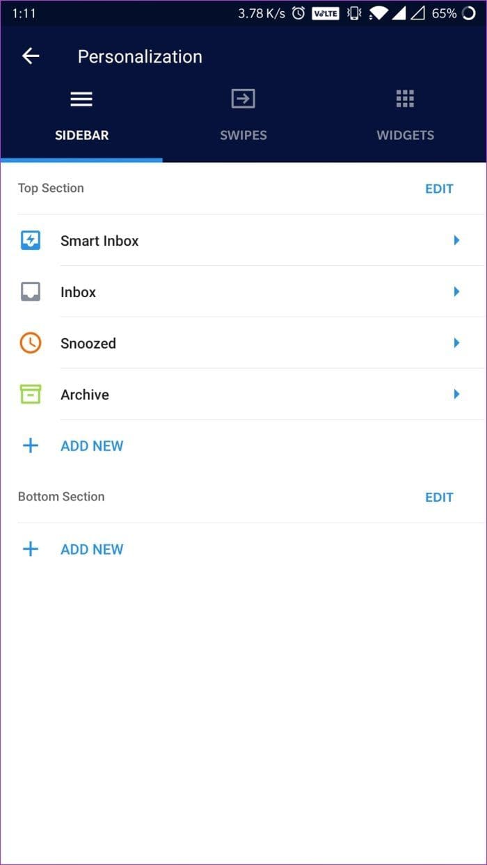 Spark Vs Gmail 12
