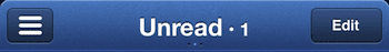 Sparrow Unread