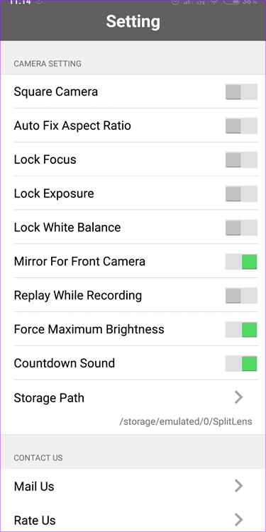 Split Camera Apps For Android 4