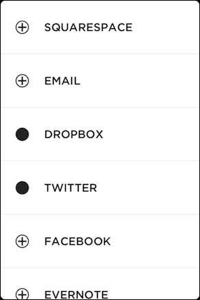 Squarespace Note More Services