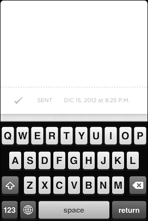 Squarespace Note Sent