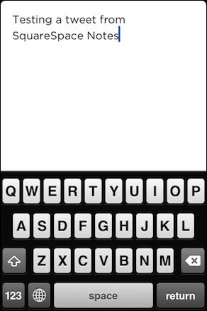 Squarespace Note Tweet