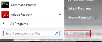 Start Menu Power Button1